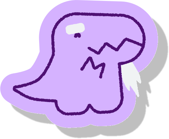 Purple dinosaur