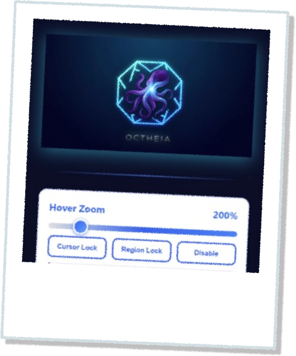 Screenshot of the Octheia Chrome extension